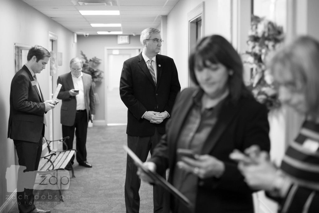 Indiana Governor Eric Holcomb in 2016 when he was Lieutenant Governor.