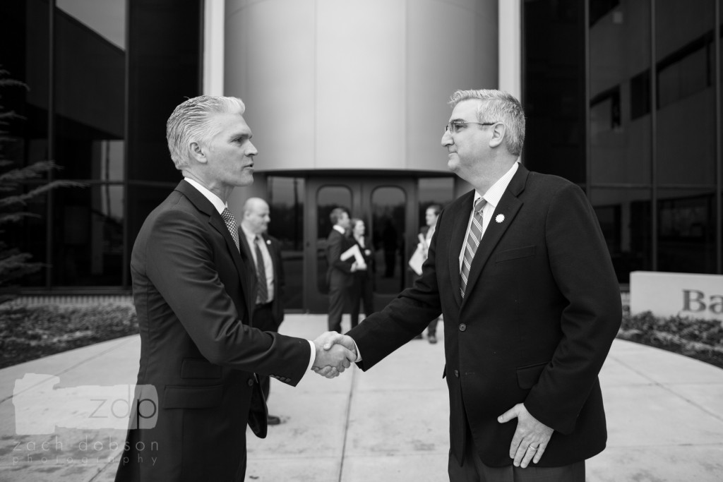 Indiana Governor Eric Holcomb in 2016 when he was Lieutenant Governor.