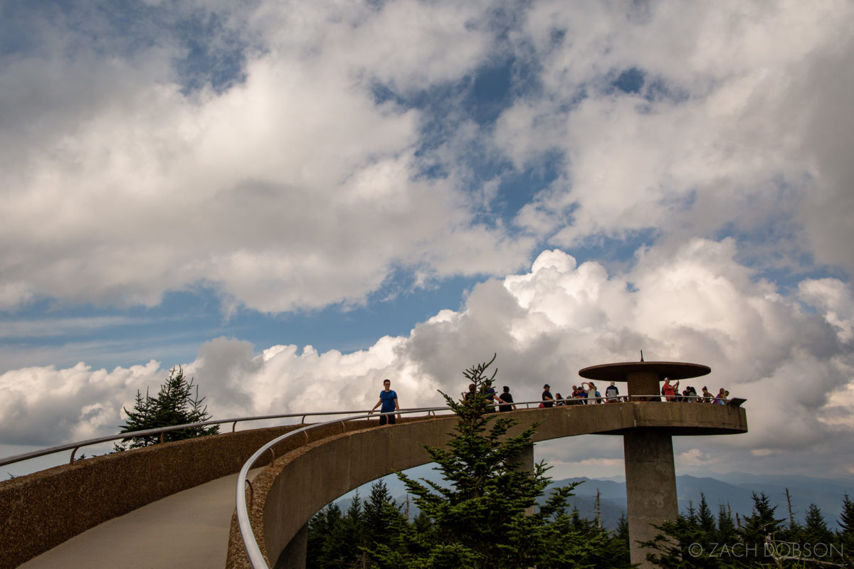 Great Smoky Mountains National Park Kuwohi observation tower