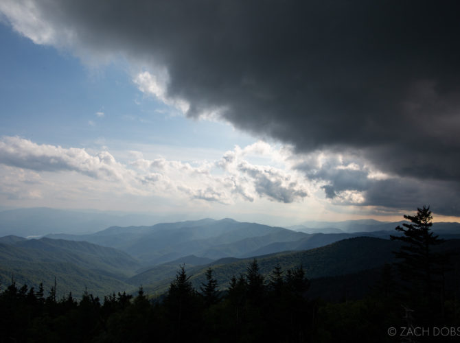 Great Smoky Mountains National Park -clouds and sky