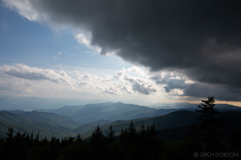 Great Smoky Mountains National Park -clouds and sky