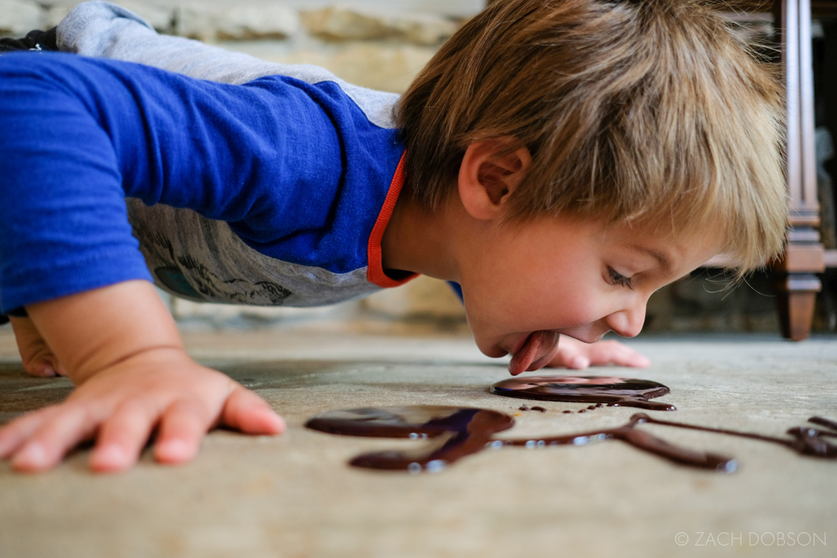 chocolate syrup art toddler carmel indiana