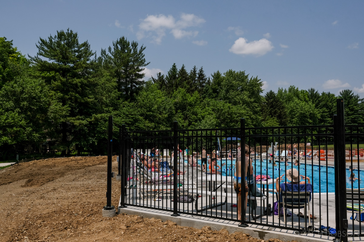 carmel indiana pool open during construction