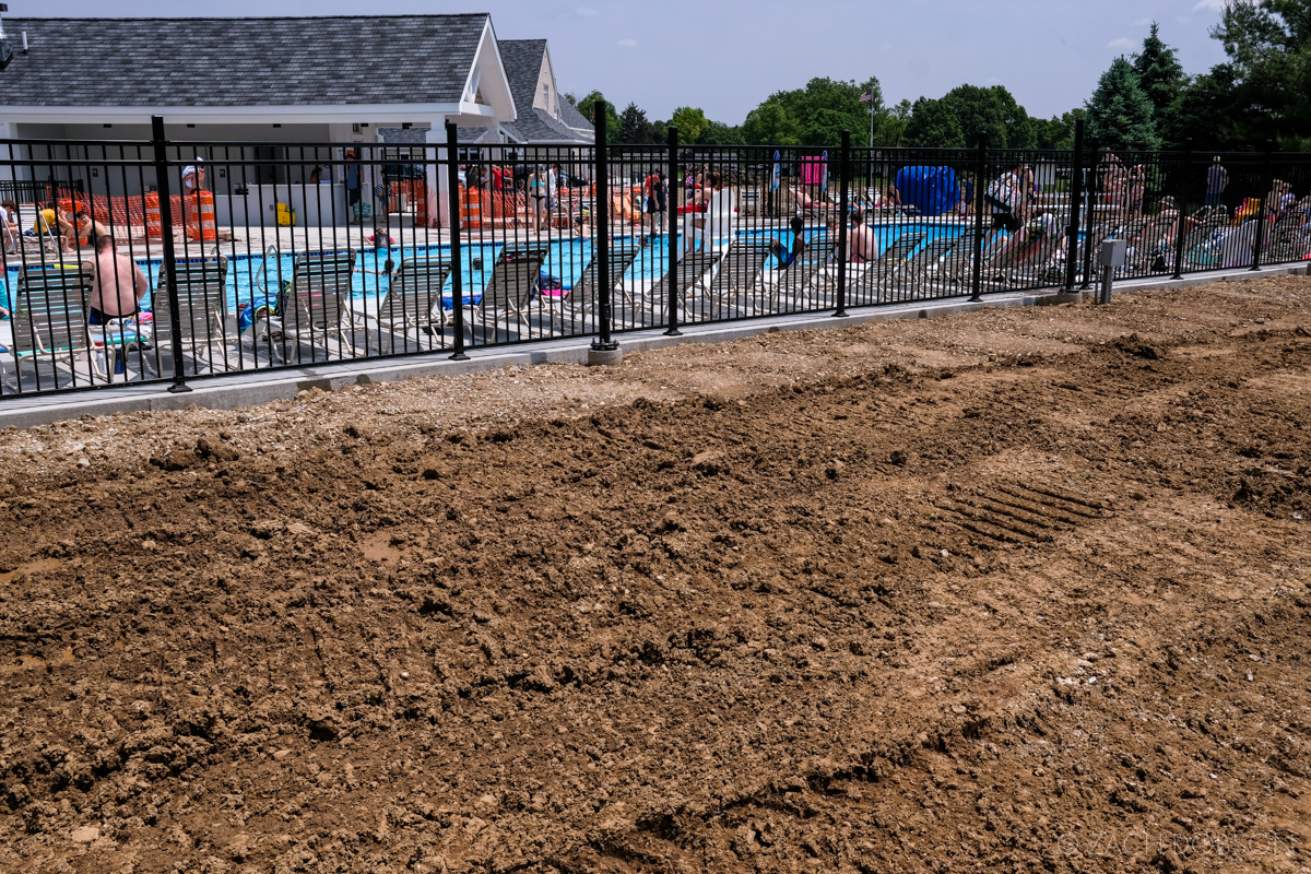 carmel indiana pool open during construction