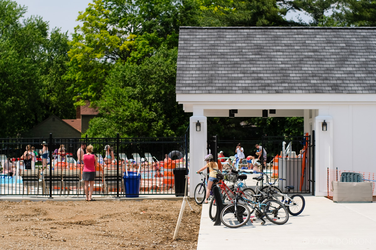 carmel indiana pool open during construction