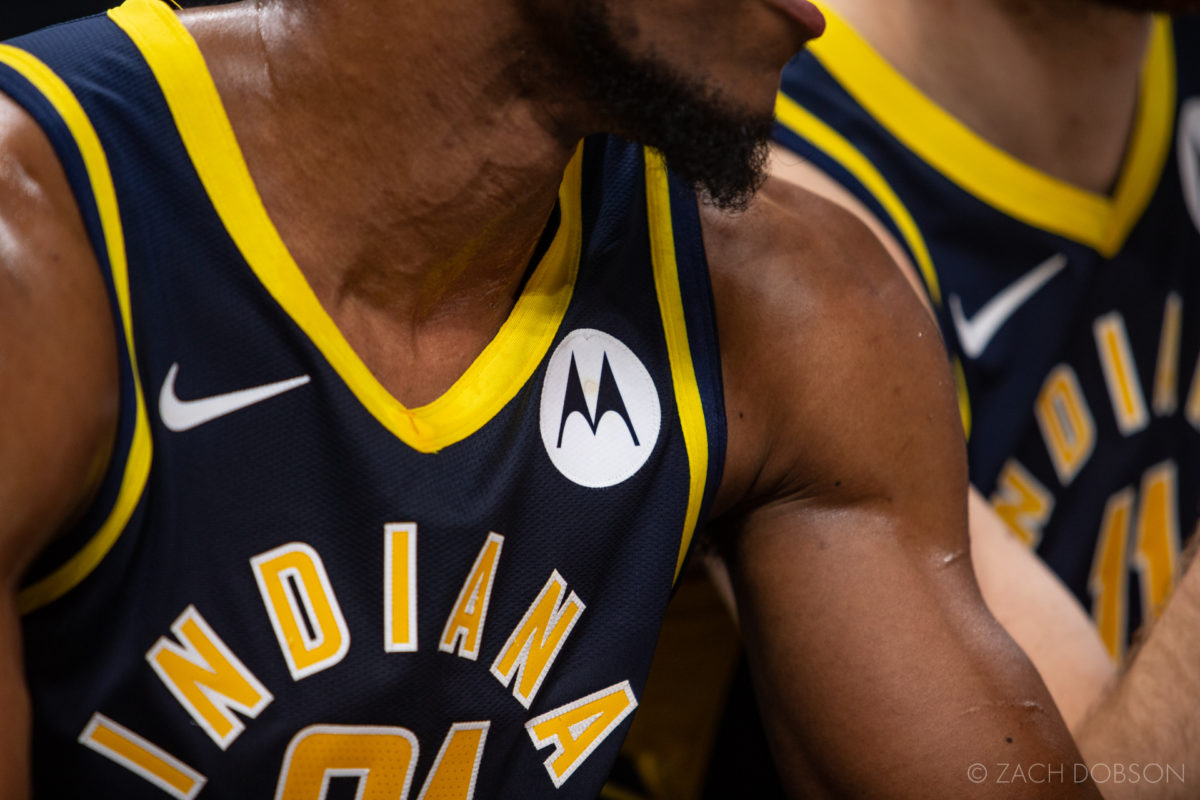 Indiana Pacers and Motorola US sponsorship