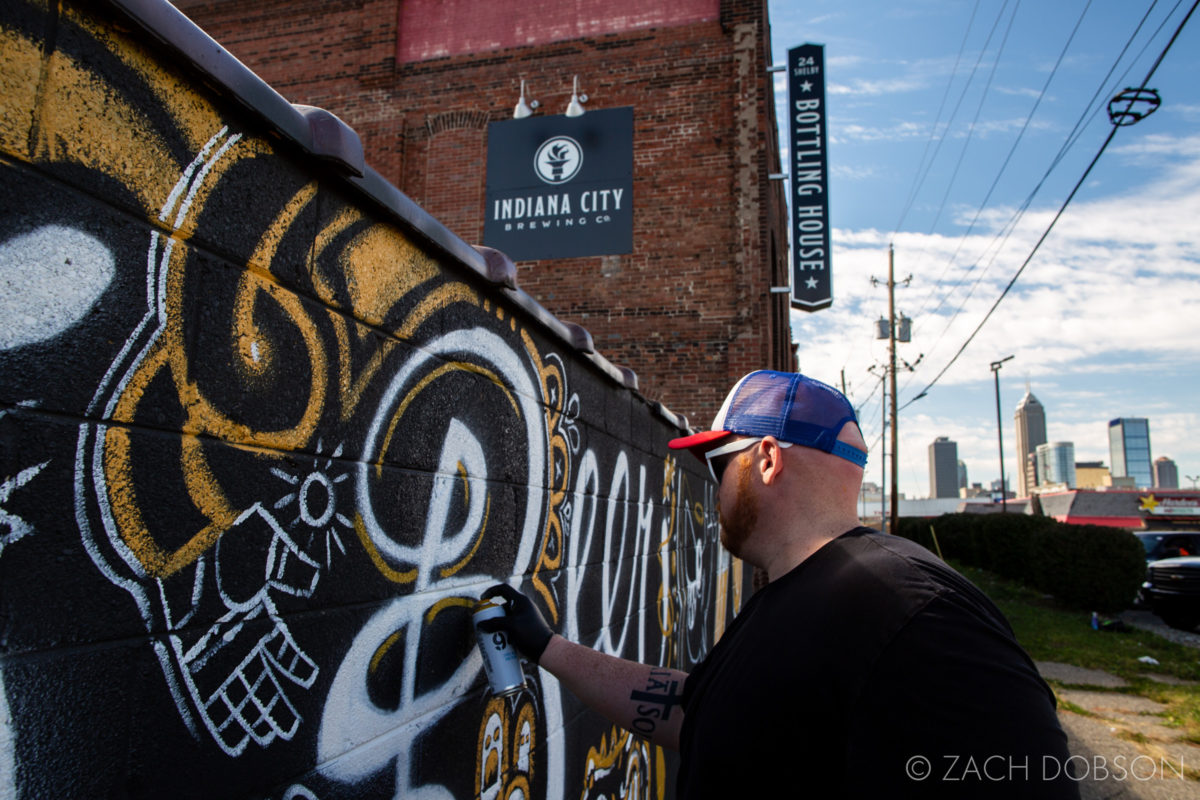 aaron scamihorn artist indianapolis graffiti