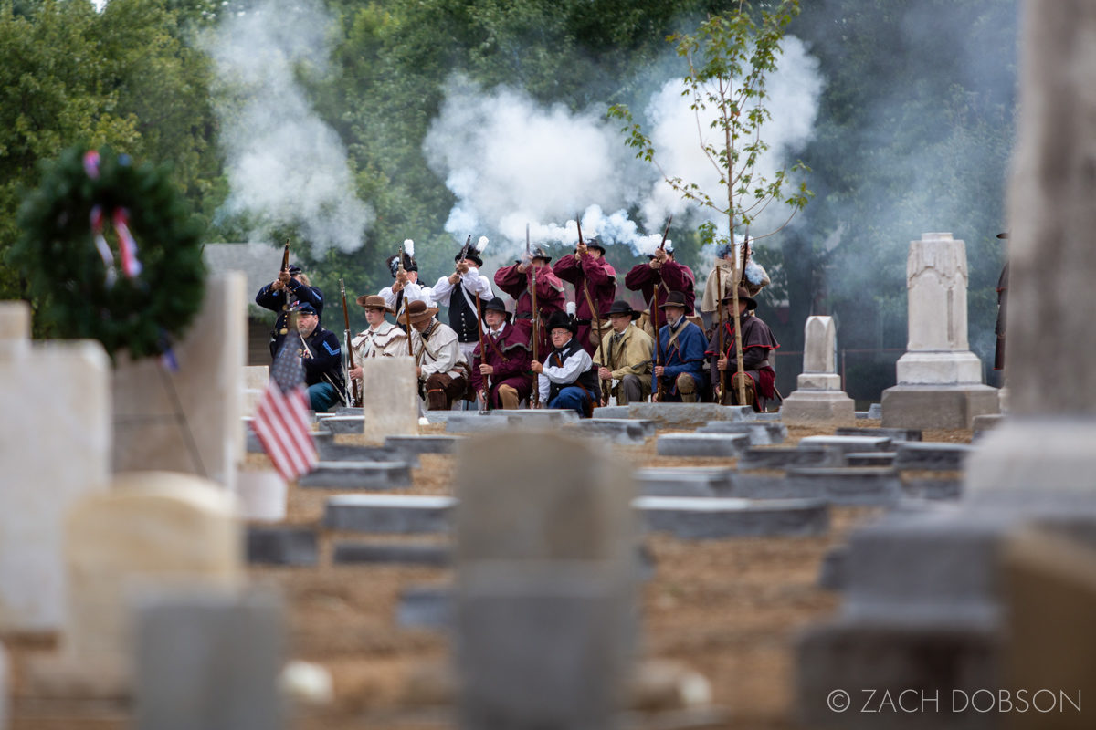 indianapolis indiana bethel cemetery civil war reenactors 