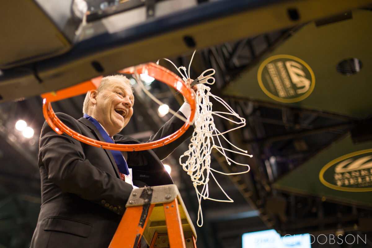 indiana high school basketball cutting down net