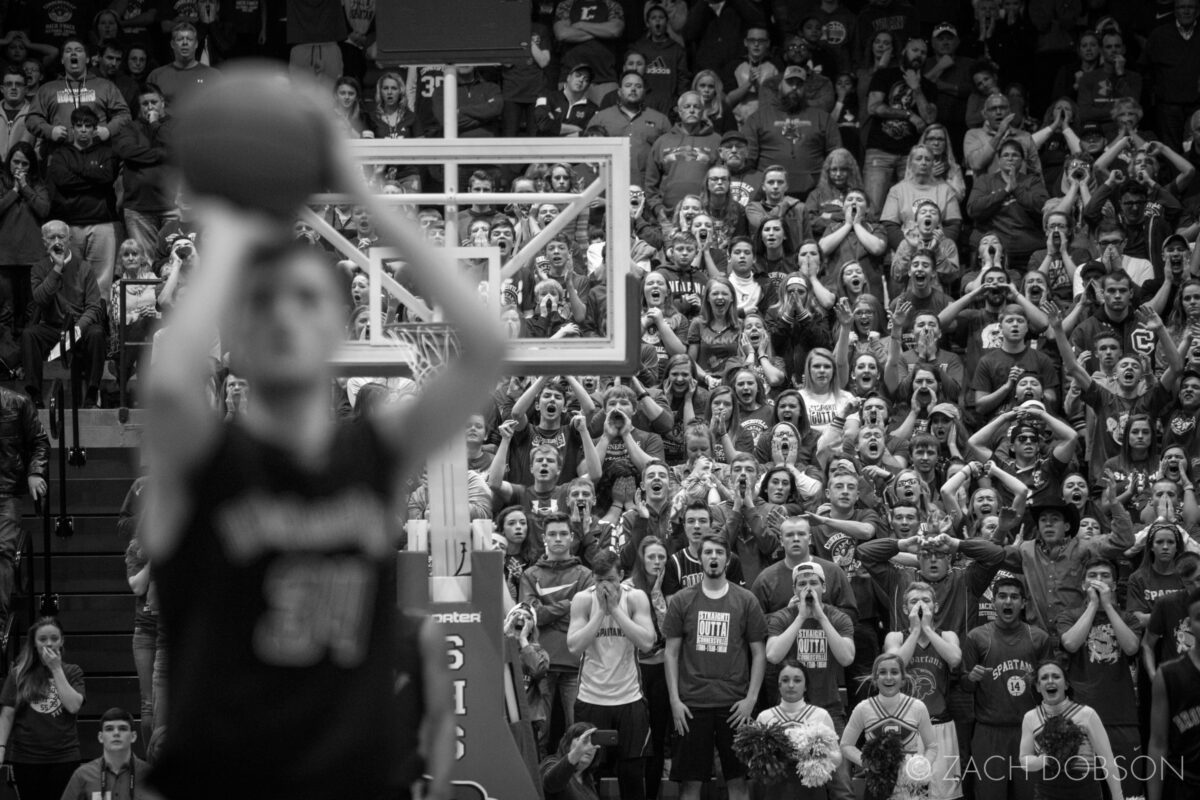 indiana high school basketball free throw distraction