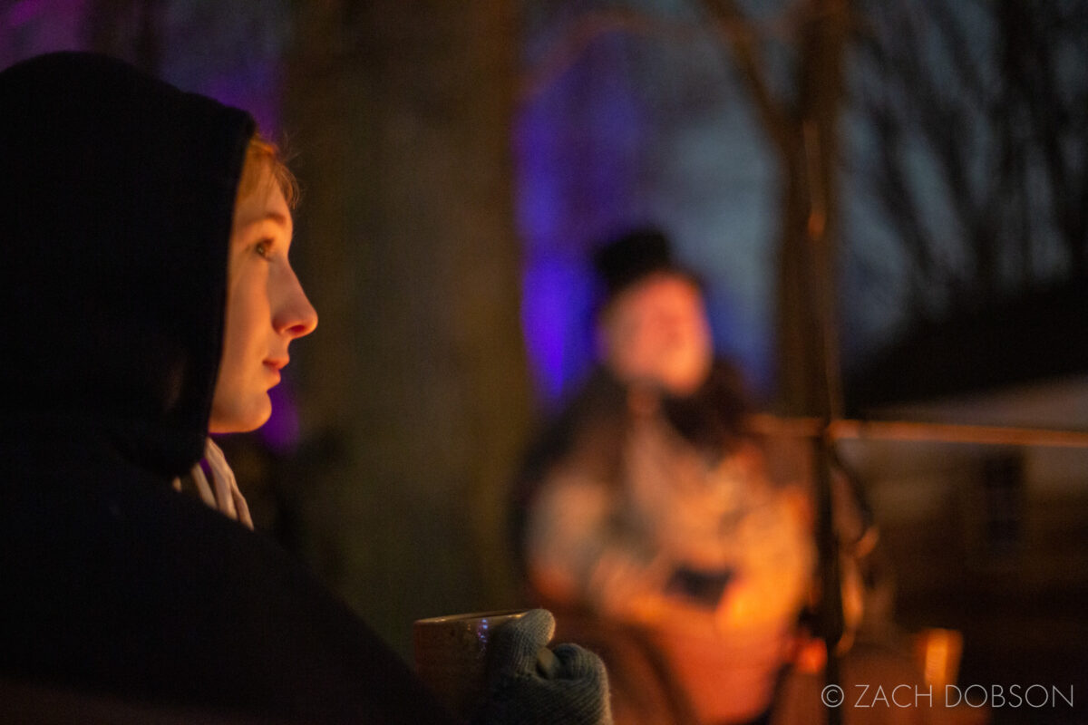 A Merry Prairie Holiday at Conner Prairie in Fishers, Indiana. 