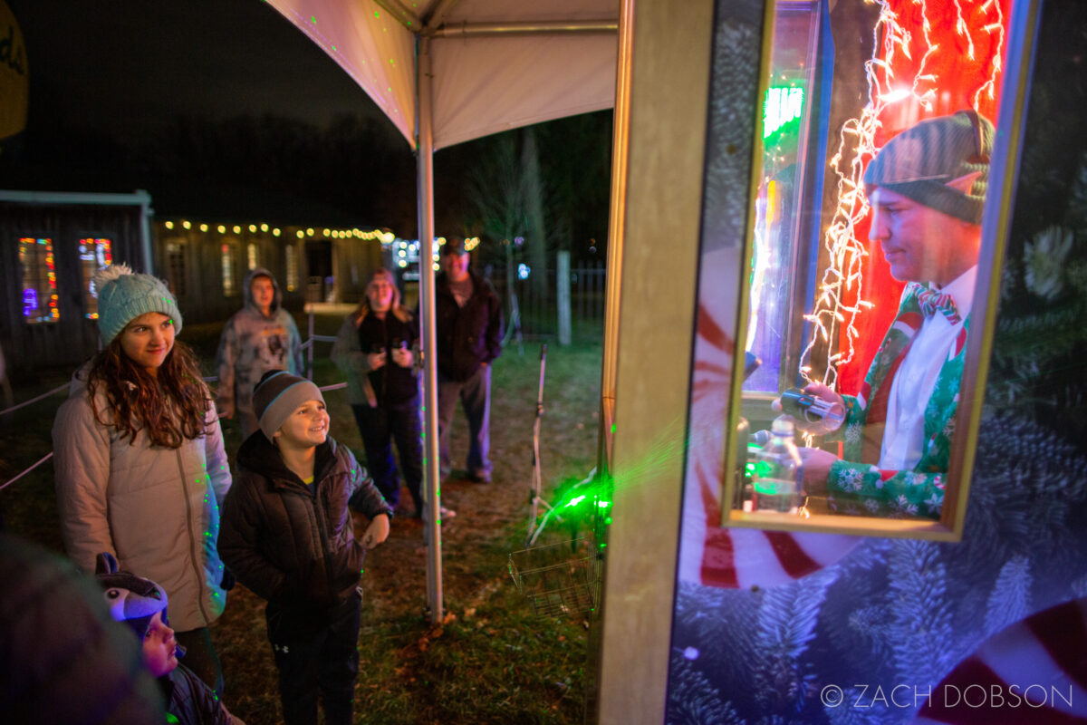 A Merry Prairie Holiday at Conner Prairie in Fishers, Indiana. 