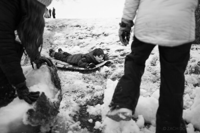 Black & White Photography in the Snow