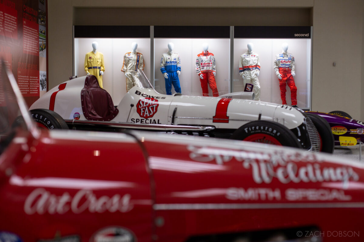 Second exhibit at the Indianapolis Motor Speedway Museum