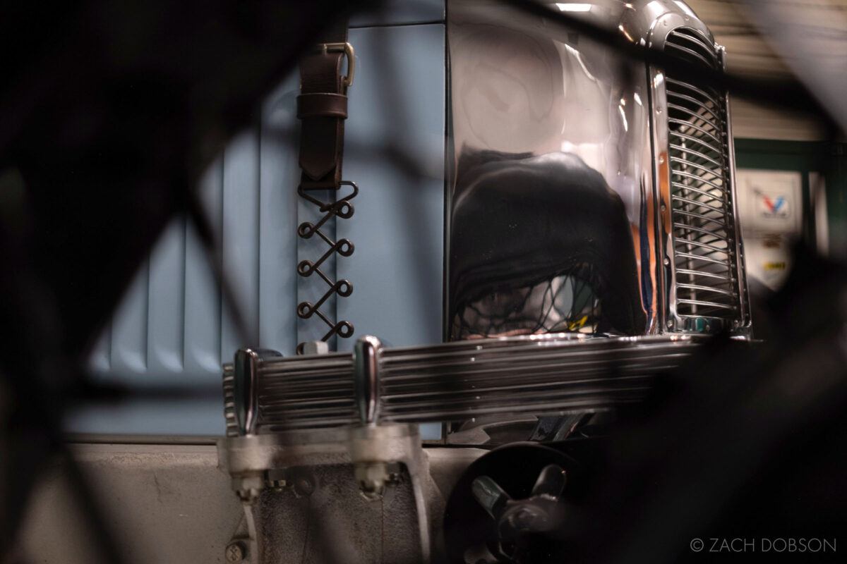 Car detail at the Indianapolis Motor Speedway Museum