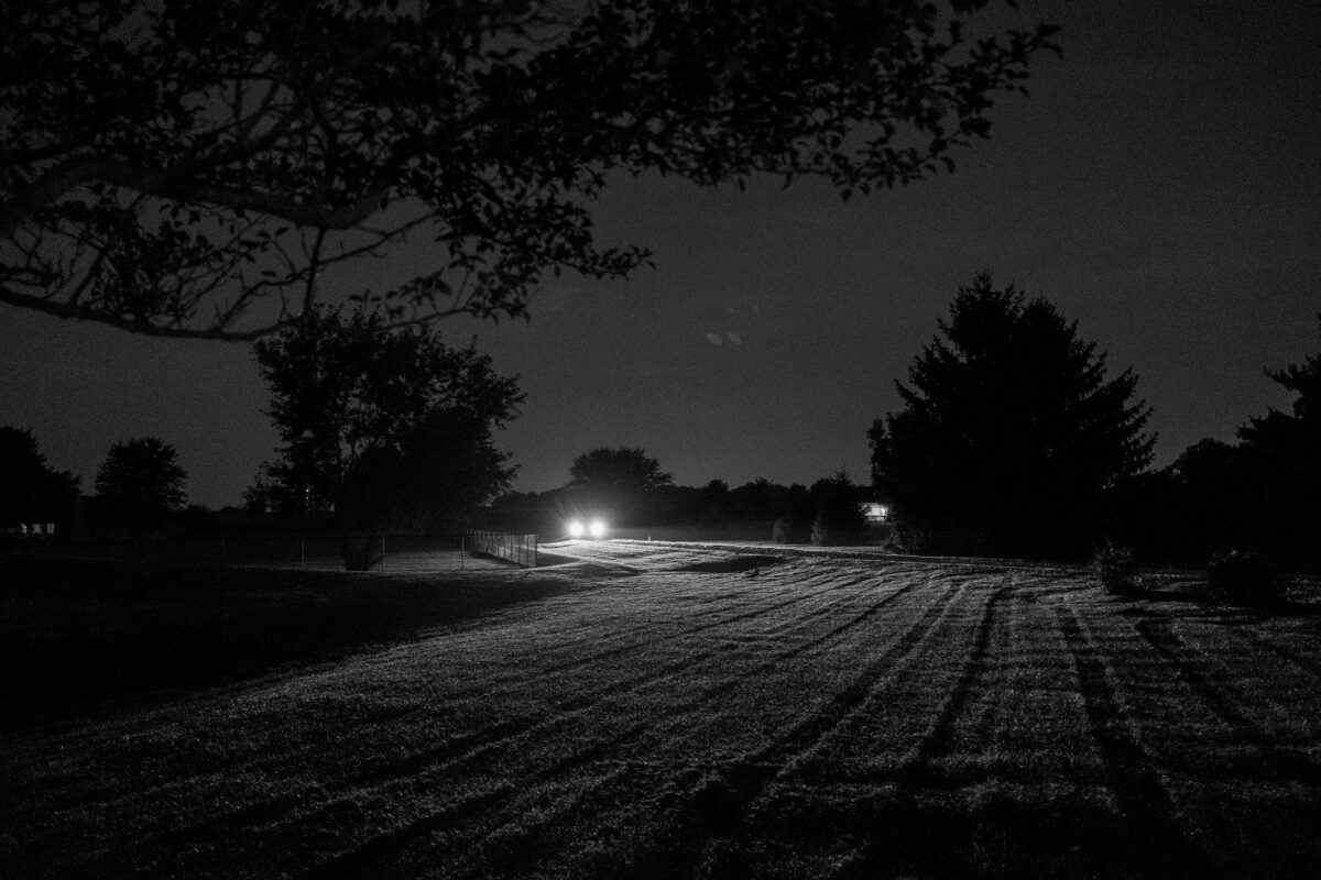 early morning rural home fairland indiana