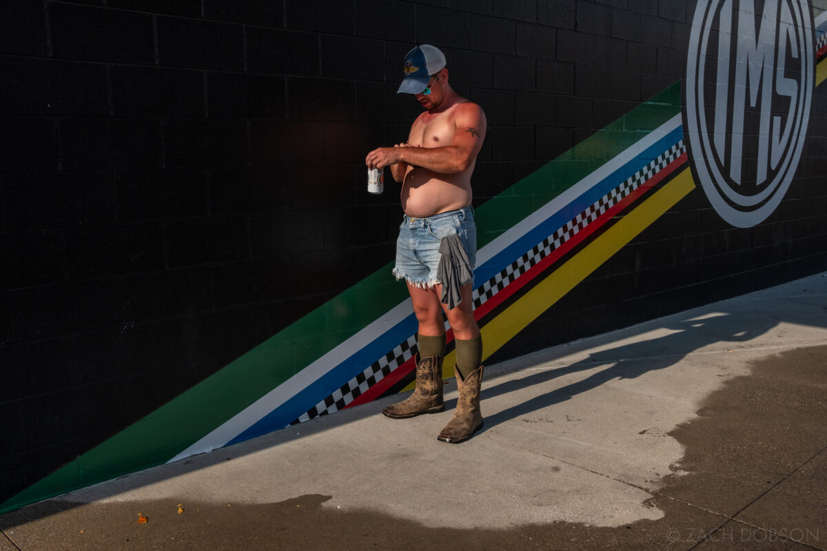 Fan at the Indianapolis Motor Speedway