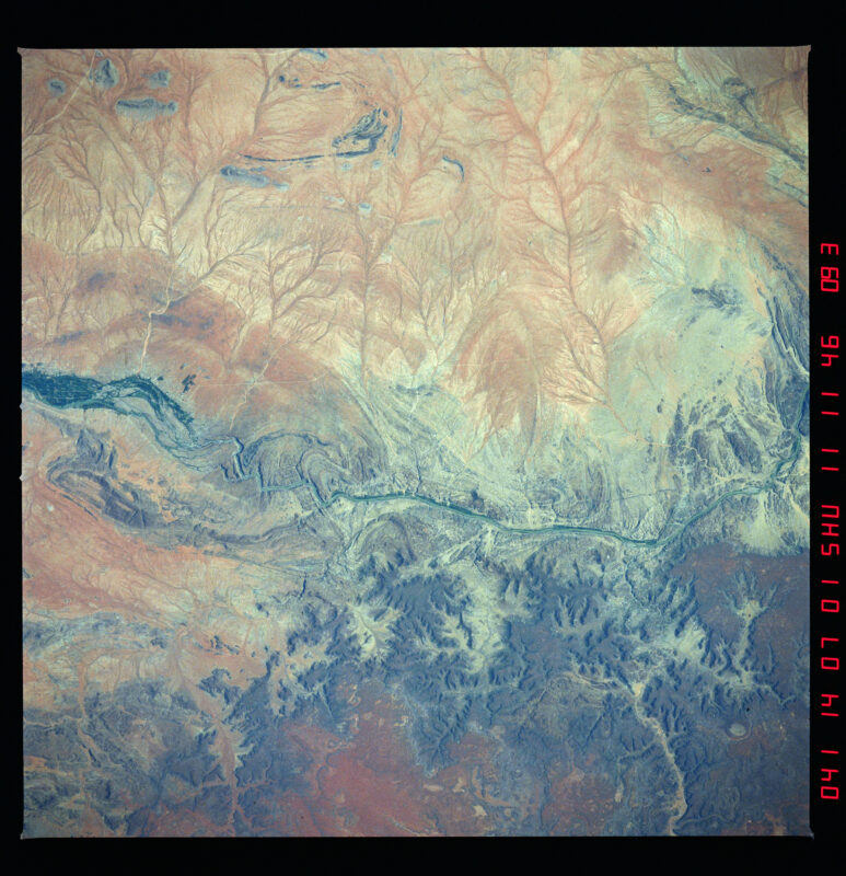 Photos of Earth's surface from NASA Mission STS-41B