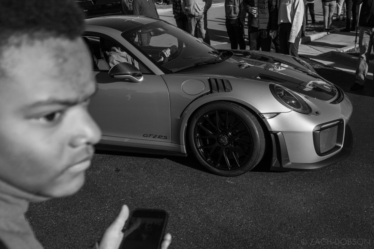 Cars & coffee at Graham Rahal Performance in Brownsburg, Indiana. Porsche GT2RS