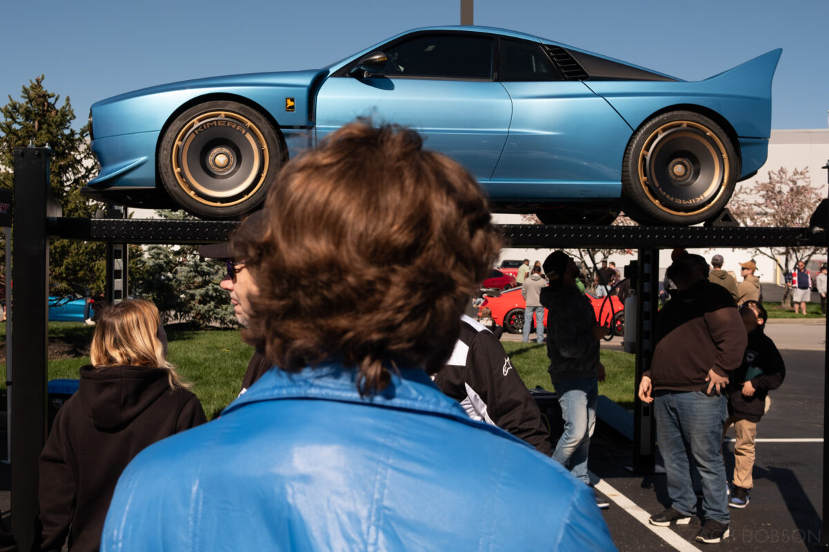 Lancia Evo 37. ©Zach Dobson Top 10 Photos 2024. Cars & Coffee. Graham Rahal Performance.  Brownsburg, Indiana.