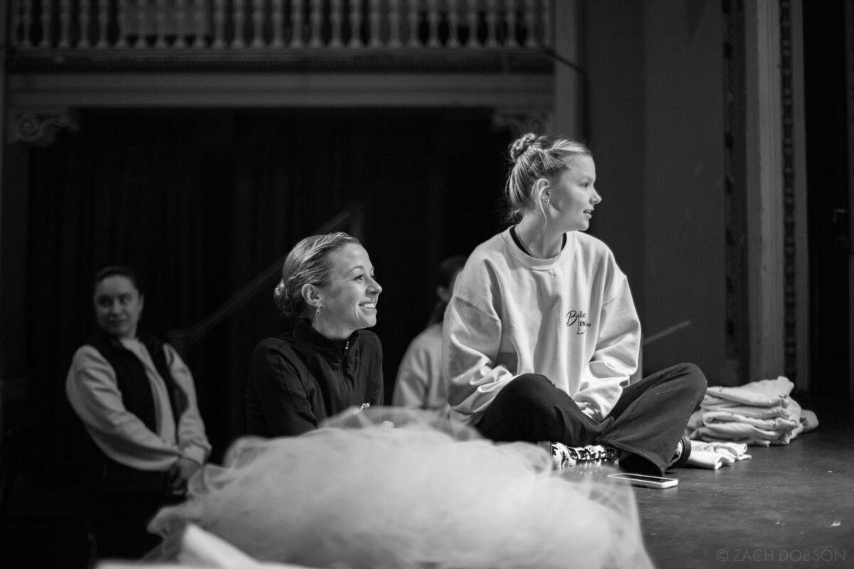 Ballet INitiative, an Indianapolis, Indiana-based dance collective rehearses at Basile Theatre at the Historic Athenaeum