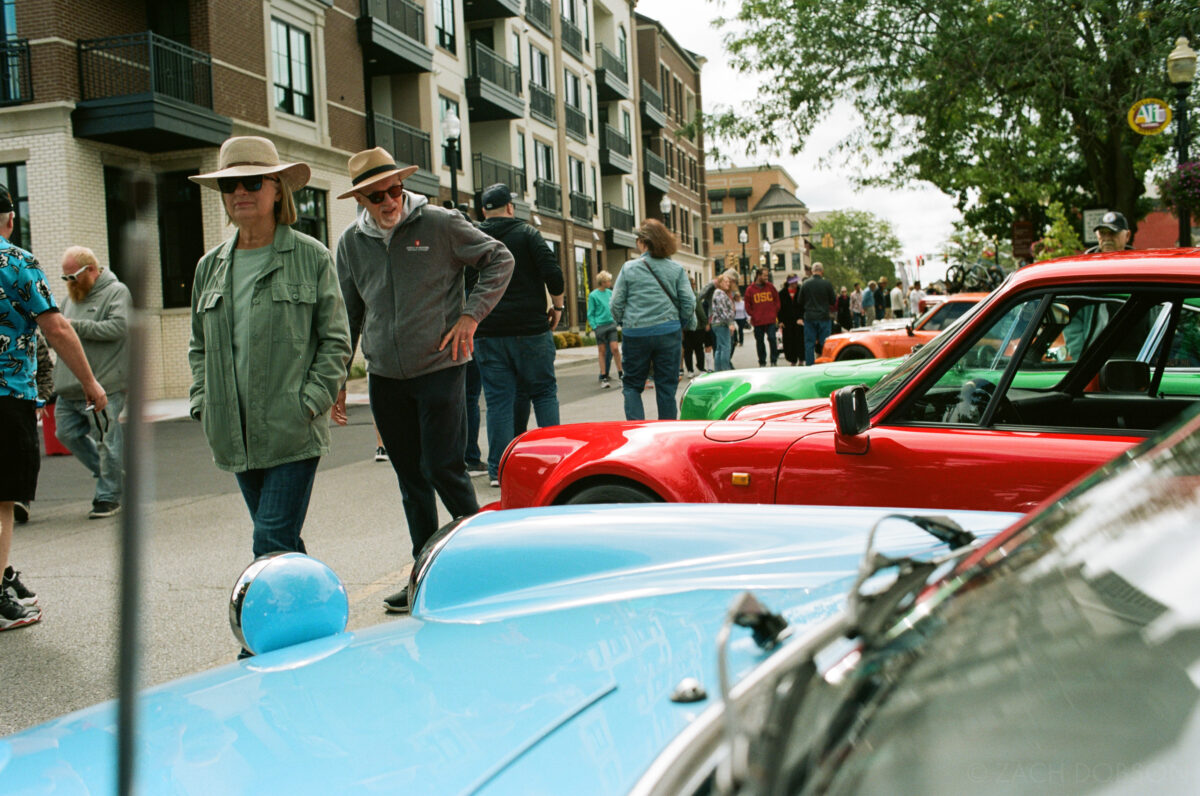 Viewing Porsches at Carmel Artomobilia 2024