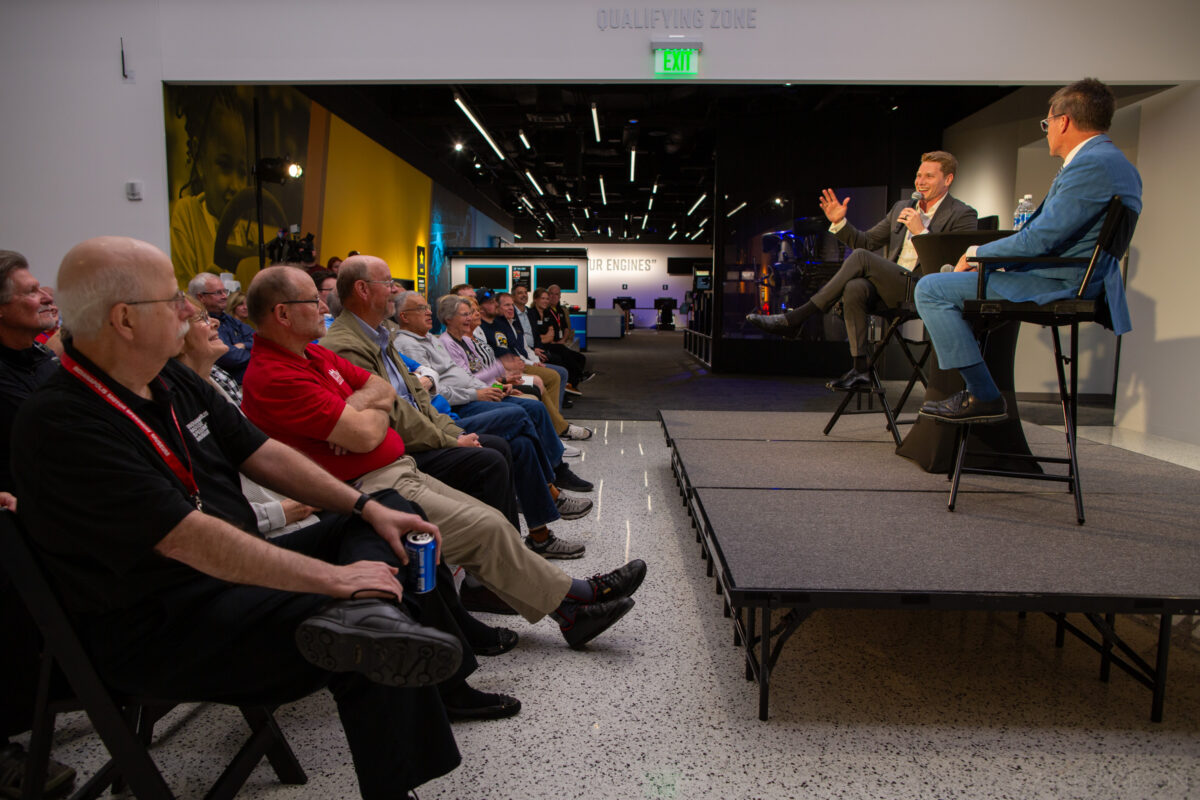An Evening With Josef Newgarden at the Indianapolis Motor Speedway Museum hosted by Doug Boles