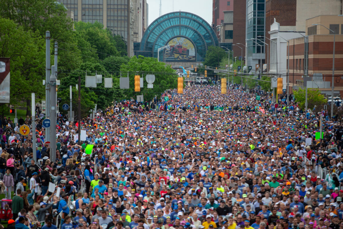 More than 20,000 people ran the 2025 Indiana University Health 500 Festival Mini Marathon in Indianapolis